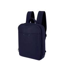 Sac à dos en cuir marine - 9455