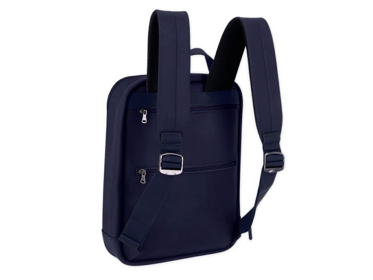 Sac à dos en cuir marine - 9455