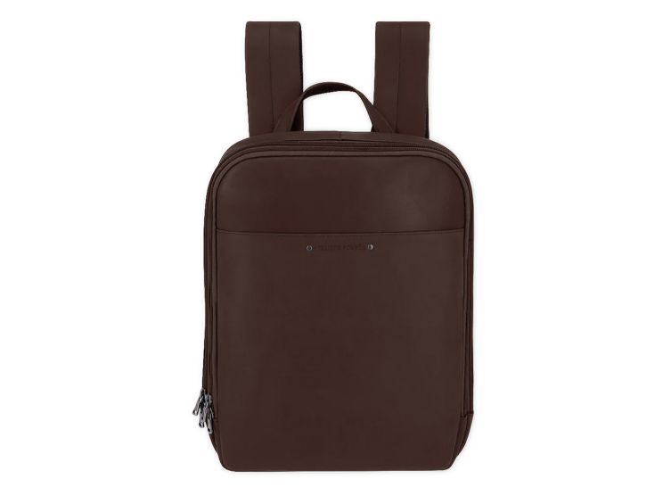 Sac à dos en cuir marron foncé - 9455