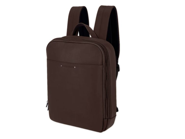 Sac à dos en cuir marron foncé - 9455