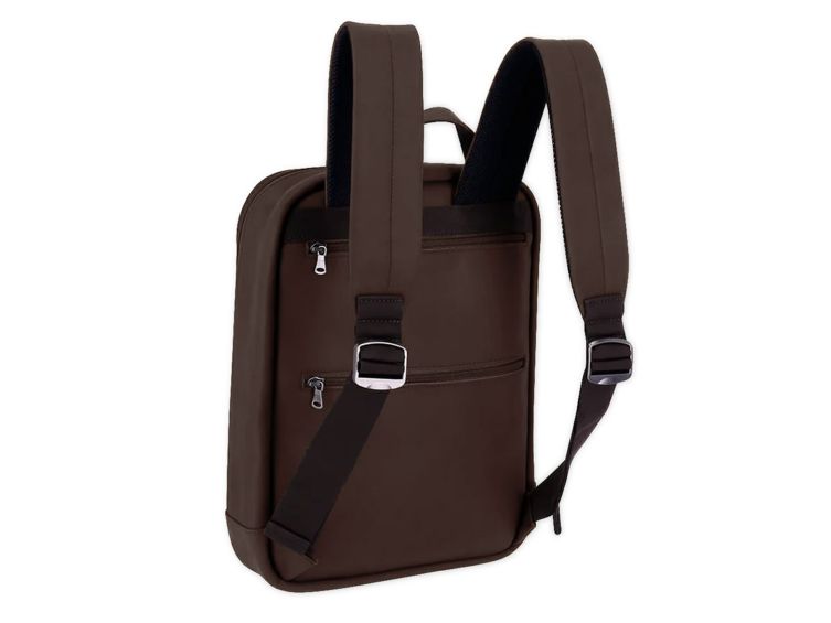 Sac à dos en cuir marron foncé - 9455