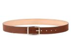 Ceinture cuir chic gold, boucle rectangulaire, moderne, dorée - 35mm - 5120