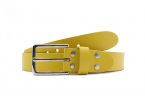Ceinture la guêpe en cuir jaune 1037