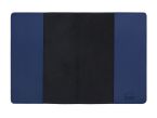 Protège cahier A5 en cuir noir