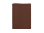 Protège cahier A5 en cuir noir