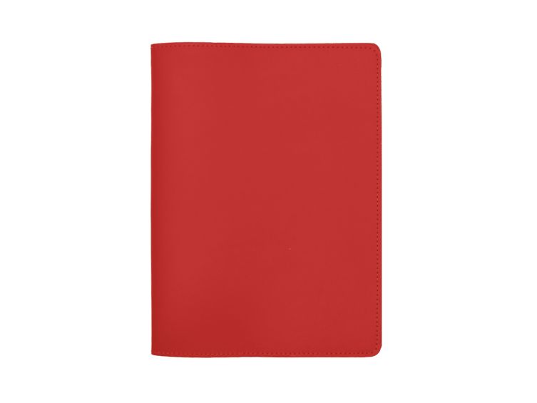 Protège cahier A5 en cuir noir