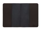Protège cahier A5 en cuir noir