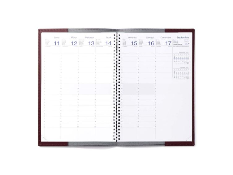 Protège agenda 21x29.7 en cuir - PH504