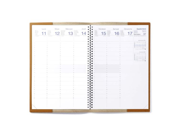 Protège agenda 21x29.7 en cuir - PH504