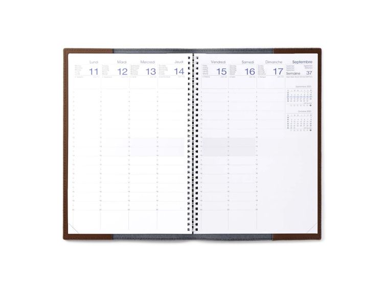 Protège agenda 21x29.7 en cuir - PH504