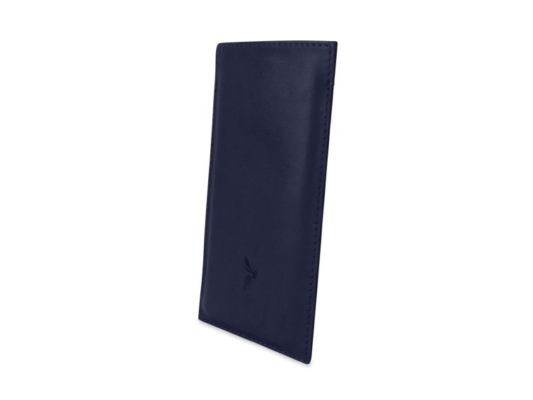 Pochette Galaxy A34 5G en cuir bleu - PM-057-01
