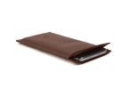 Pochette iPhone 16 Pro en cuir marron - PM-046-01