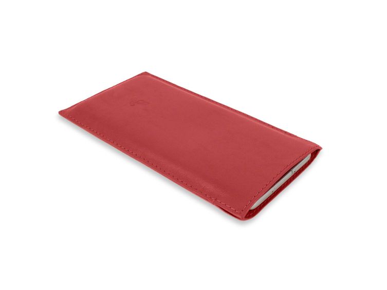 Pochette Honor 70 en cuir rouge - PM-062-01