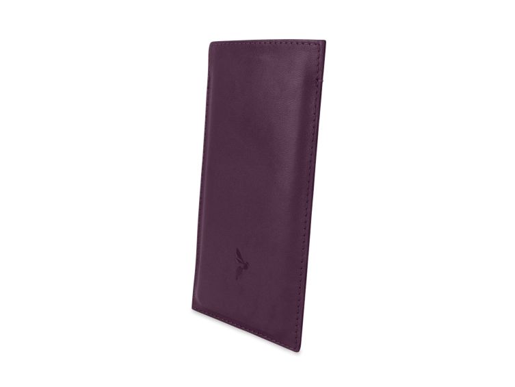 Pochette Honor 90 en cuir myrtille - PM-060-01