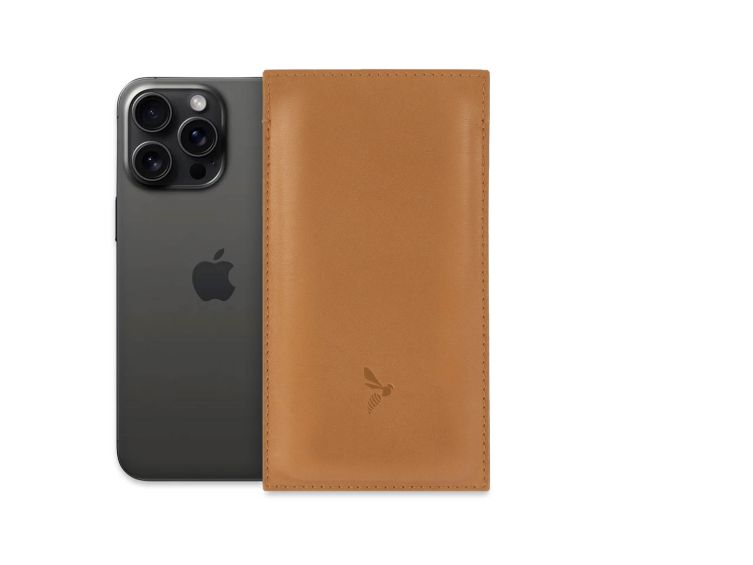 Pochette iPhone 15 Proen cuir gold - PM-048-01