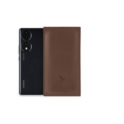 Pochette Honor 70 en cuir marron - PM-062-01