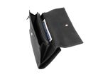 Portefeuille compagnon en cuir noir - 573