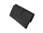 Portefeuille compagnon en cuir noir - 573