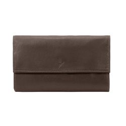 Portefeuille compagnon en cuir marron - 573