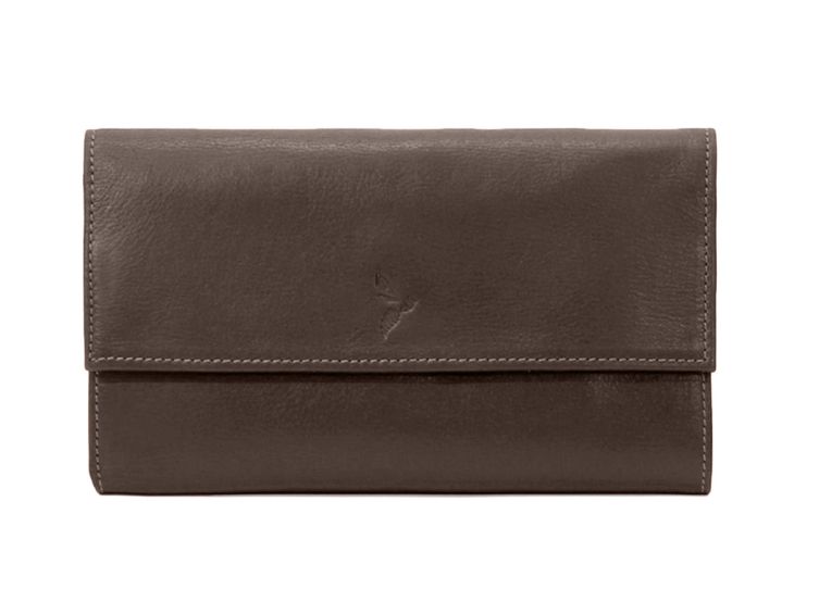 Portefeuille compagnon en cuir marron - 573