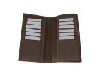 Portefeuille compagnon en cuir marron - 573