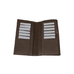 Portefeuille compagnon en cuir marron - 573
