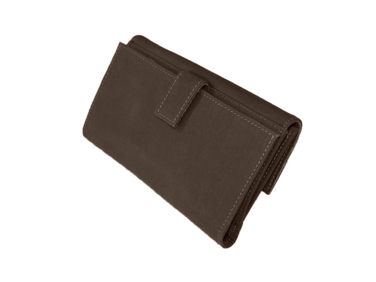 Portefeuille compagnon en cuir marron - 573