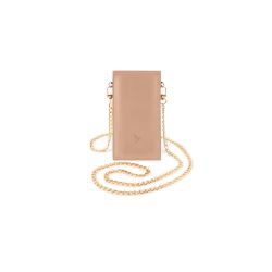 Pochette Honor 90 en cuir rosa avec chainette - PM-060-02