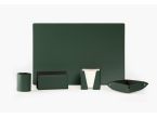 Coffret de bureau en cuir vert SM 5034 + PC+VP+CB+PL + coffret