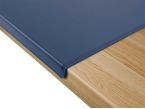 Coffret à rebord 50cm en cuir bleu - COF-600-50