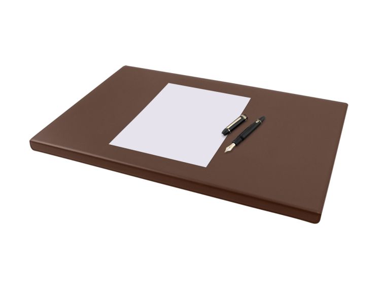 Coffret à rebord 50cm en cuir marron - COF-600-50