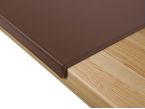 Coffret à rebord 50cm en cuir marron - COF-600-50