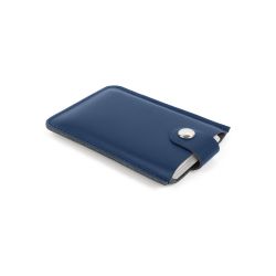 Porte-carte de visite en cuir bleu - PM-063 business