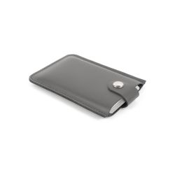 Porte-carte de visite en cuir gris - PM-063 business