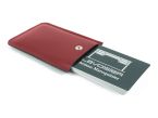 Porte-carte de visite en cuir rouge - PM-063 business