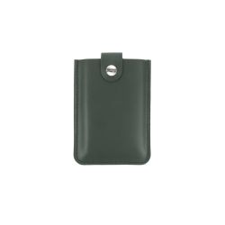 Porte-carte de visite en cuir vert - PM-063 business