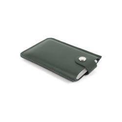 Porte-carte de visite en cuir vert - PM-063 business