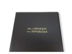 Porte signature A4 en cuir vert - PS500