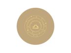 Sous-verre signe astro en cuir beige - SV506