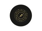Sous-verre signe astro en cuir noir - SV506