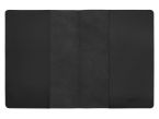 Protège cahier A4 en cuir noir