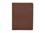 Protège cahier A4 en cuir noir
