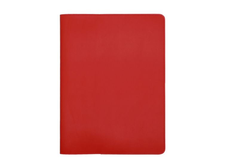 Protège cahier A4 en cuir noir