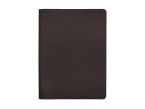 Protège cahier A4 en cuir noir