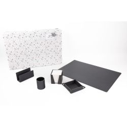 Coffret classique 60cm en cuir noir - COF-500-60