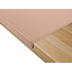 Sous-main à rebord en cuir rose - 60x40 cm - SM600-60