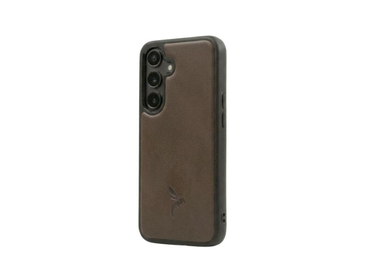 Coque Galaxy S24 cuir marron - PM-065-01