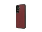Coque Galaxy S24 cuir rouge - PM-065-01
