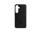 Coque Galaxy S24 cuir noir - PM-065-01
