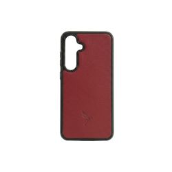 Coque Galaxy S24+ cuir rouge - PM-066-01